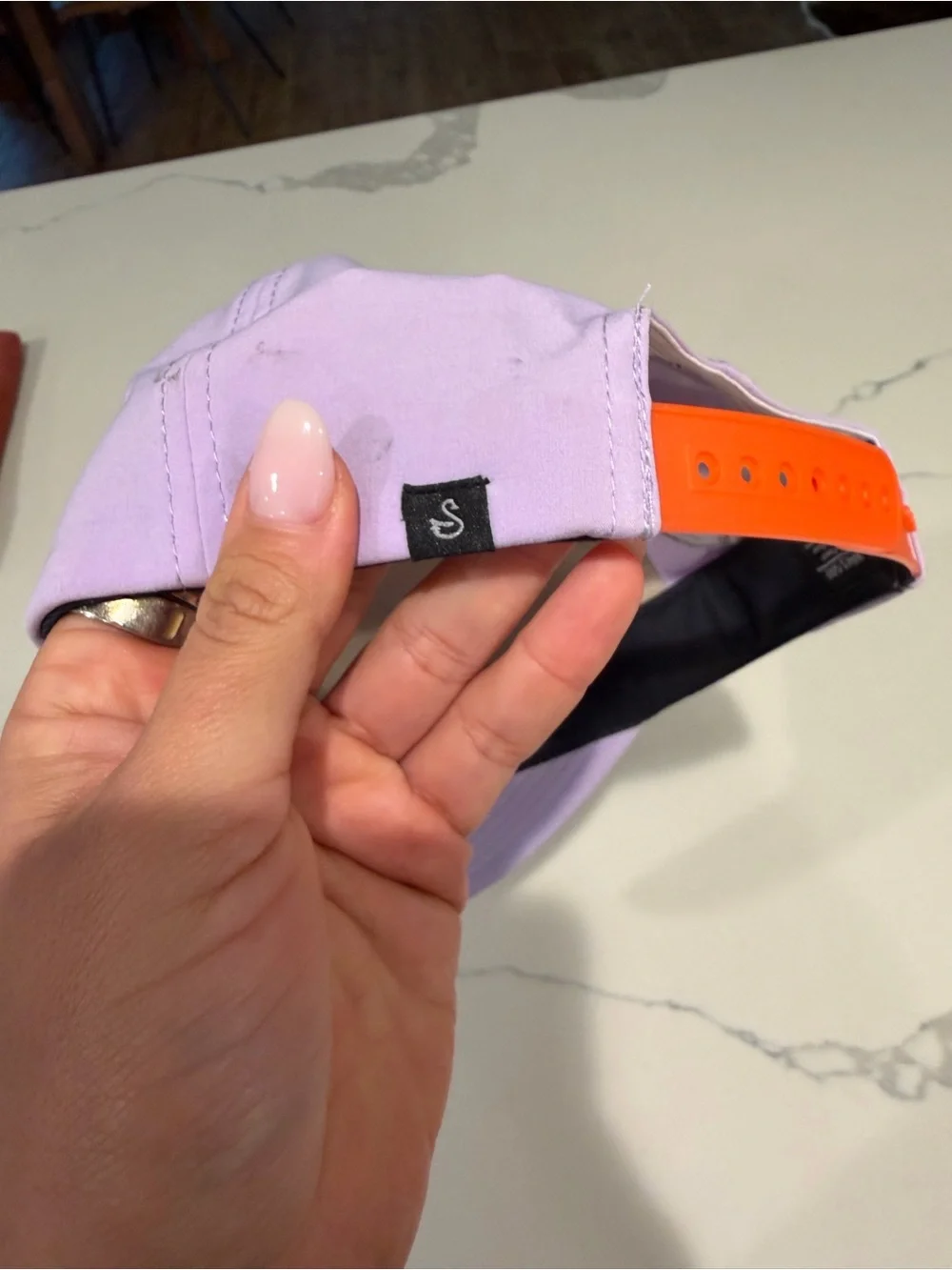 Birdie Juice Lilac Rope-Trim Baseball Cap